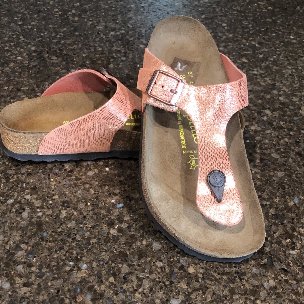 Gizeh Shiny Copper Papillio Thong Flip flop/sandal Sz:6